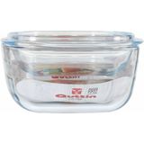 Kookpot met Deksel Quttin 63096 Glas 32,8 x 19,7 x 13 cm (3L + 1,5L)