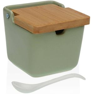 Suikerpot Versa Groen 8,8 x 8,5 x 8,8 cm Keramisch