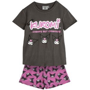 Zomerpyjama Hello Kitty Donker grijs