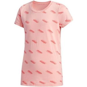 T-Shirt met Korte Mouwen voor kinderen Adidas YG FAV T Roze Maat M