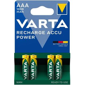 Oplaadbare Batterijen Varta -5703B/4 1000 mAh AAA