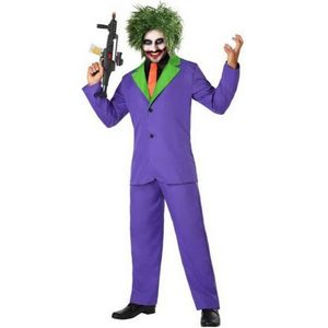 Kostuums voor Volwassenen Joker Paars Moordenaar Maat XL