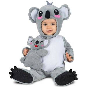 Kostuums voor Baby's My Other Me Grijs Wit Koala (4 Onderdelen) Maat 7-12 Maanden