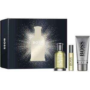 Parfumset voor Heren Hugo Boss EDT Bottled No 6 3 Onderdelen