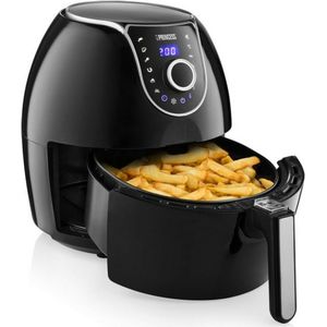 Princess Digitale Family Airfryer XXL 182055 - Heteluchtfriteuse - 5,2 liter - Inclusief gratis bakvorm - 8 voorgeprogrammeerde programma's - Zwart