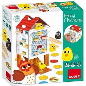 Jumbo Happy Chickens - Gezelschapsspel voor peuters | Speel verstoppertje met Happy Chickens van Goula | Leeftijd 3+ | 2-4 spelers