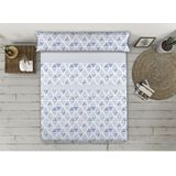 Set beddengoed Happy Home TRIANGLES AH Blauw Bed van 150