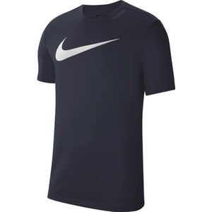 Heren-T-Shirt met Korte Mouwen DF PARK20 SS TOP CW6936 Nike 451  Marineblauw Maat M