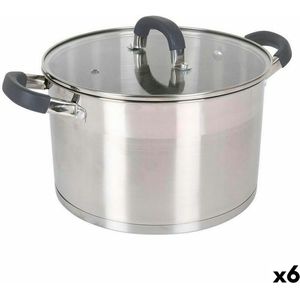 Kookpot Quttin 2,5 L Staal (6 Stuks)