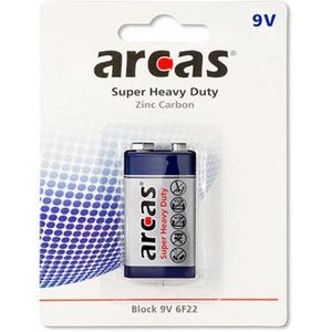 Battery Arcas 9V Block (1 Pcs.)
