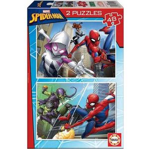 Puzzel Spiderman Educa (2 x 48 pcs)