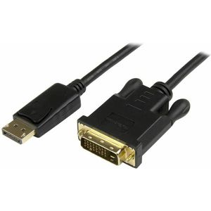 DisplayPort naar DVI Kabel Startech DP2DVI2MM3 95 cm Zwart