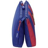 Reistasje F.C. Barcelona 24/25 Kastanjebruin Marineblauw Sportief 22 x 10 x 8 cm