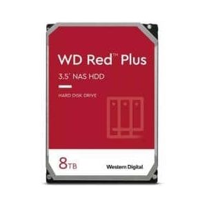 Western Digital WD60EFPX RED PLUS HDD, 6TB, 3.5", SATA3, 5400 RPM, 256 MB, 150 MB/s