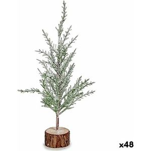 Kerstboom Bruin Groen Hout Plastic 5,5 x 34 x 10,5 cm (48 Stuks)