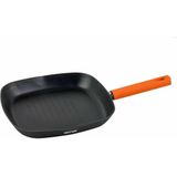 Grillpan Quttin Gastro Zwart Oranje 47 x 29,7 x 4 cm (6 Stuks)