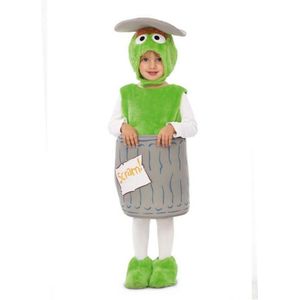Kostuums voor Baby's My Other Me Oscar the Grouch Sesame Street Groen (4 Onderdelen) Maat 3-4 Jaar