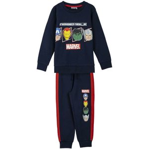 Joggingpak voor kinderen The Avengers Donkerblauw Maat 4 Jaar