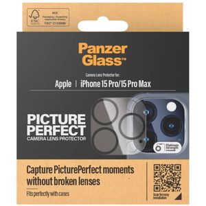 PanzerGlass PicturePerfect Apple iPhone 15 Pro/15 Pro Max Camera Protector Glas
