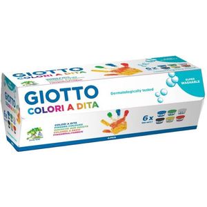 Vingerverf Giotto  Multicolour 6 Onderdelen 100 ml