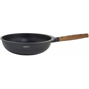 Wokpan Oroley Nature Hout Gegoten aluminium 30 cm