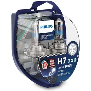 Gloeilamp voor de auto Philips 00577928 55 W PX26D 3500 K Hallogeenlamp Halogeen H7 12 V (2 Stuks)