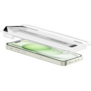 ITSKINS Supreme Glass Screen Protector with Alignment Tool Apple iPhone 15 Clear