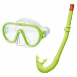 Snorkelbril en -buis voor Kinderen Intex Adventurer Groen