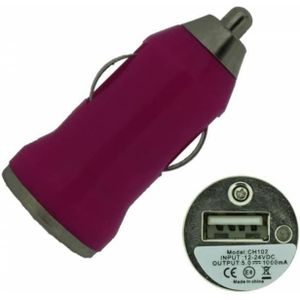 Xccess Car Charger Tiny USB 1.0A Fuchsia