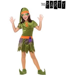Kostuums voor Kinderen Elf Groen (5 Pcs) Maat 5-6 Jaar