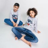 Kindersweater zonder Capuchon Mickey Mouse Grijs Maat 10 Jaar
