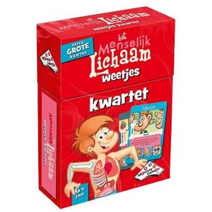 Leukste kaartspel voor de hele familie: Menselijk Lichaam Kwartet - 2-4 spelers, 6+ leeftijd