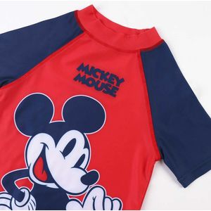 Bad t-shirt Mickey Mouse Rood Maat 3 Jaar