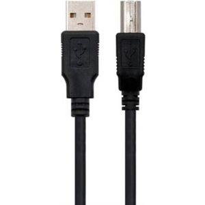 USB 2.0-kabel Ewent EC1003 Zwart Afmeting 5 m