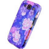 Xccess Oil Cover Samsung Galaxy SIII I9300 Purple Flower