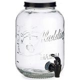 Vivalto Drankdispenser 3,8 Liter Glas Transparant