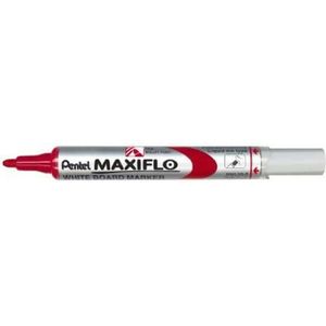Vloeibare krijtstiften Pentel Maxiflo MWL-5S Rood (12 Onderdelen)