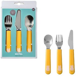 Mepal - Mio kinderbestek set 3-delig - mes, vork en lepel - Nijntje explore