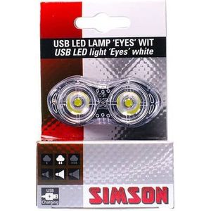 Simson USB LED-lamp 'Eyes' - wit