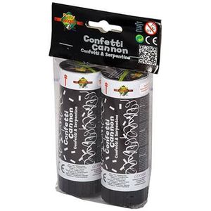 Confettikanon Party Cannon Foil Strips Zilver