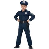 Kostuums voor Kinderen My Other Me Politie Blauw (4 Onderdelen) Maat 3-4 Jaar