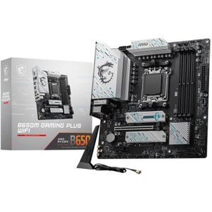 MSI B650M GAMING PLUS WIFI moederbord AMD B650 Socket AM5 micro ATX