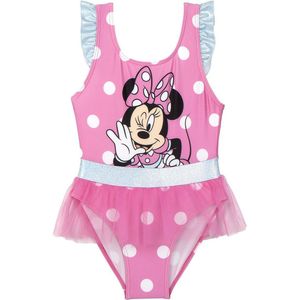 Zwempak voor Meisjes Minnie Mouse Roze Maat 4 Jaar