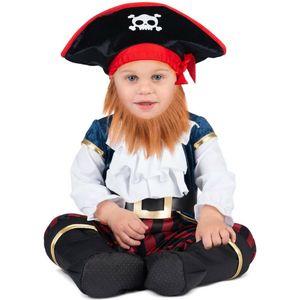 Kostuums voor Baby's My Other Me Piraat Caribisch Wit Rood Maat 7-12 Maanden