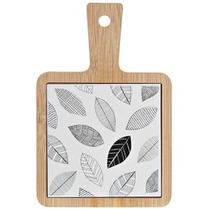 Snackdienblad DKD Home Decor Lakens Bamboe Keramiek (18 x 12 x 1 cm)