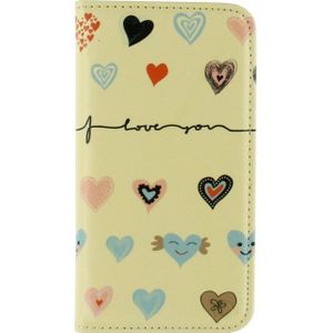 Mobilize Premium Magnet Book Case Huawei Ascend Y330 I Love You