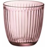 Bormioli Rocco Glazen Infinity Color - waterglazen 6 stuks 290ml roze
