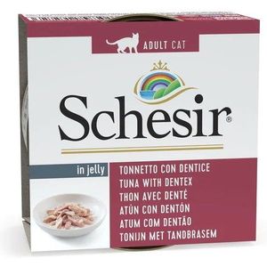 SCHESIR in jelly Tuna with dentex - nat kattenvoer - 85 g