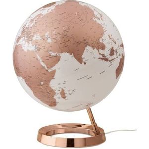 Atmosphere NR-0331F7NU-GB Globe Bright Copper 30cm Diameter Kunststof Voet Engelstalig