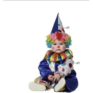 Kostuums voor Baby's Clown Maat 6-12 Maanden